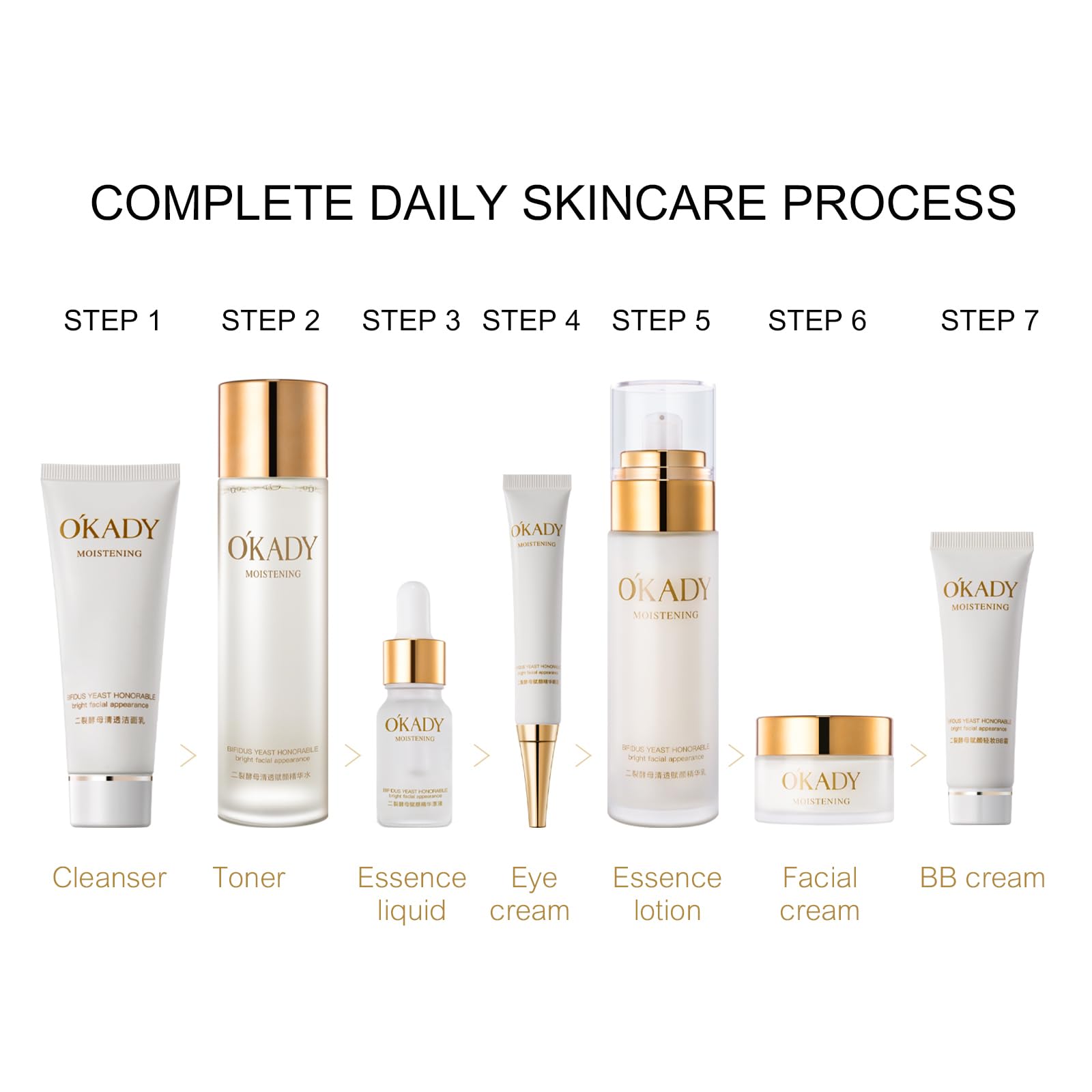 O'KADY Anti Aging Skin Care Sets Valentine's Day skincare gift set Gentle Facial Skin Care Sets & Kits for Wife Mom Women Girl Valentine's Day (12 Piece）