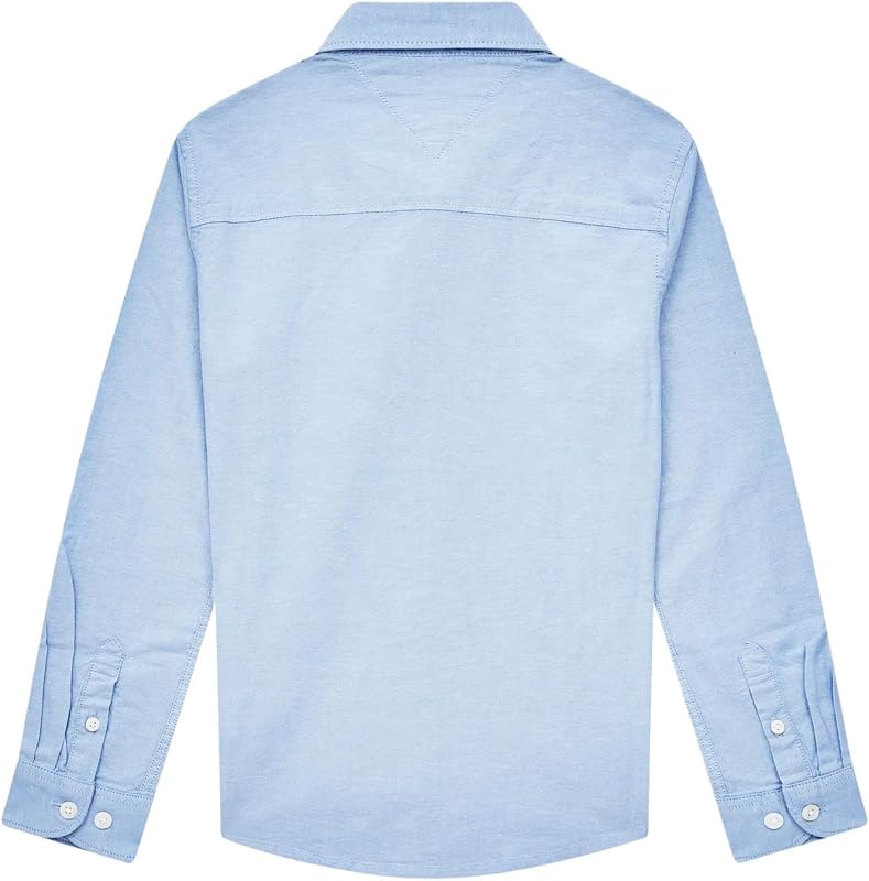 Chemise Garçon Oxford Stretch, Bleu (Calm Blue), 16 Ans