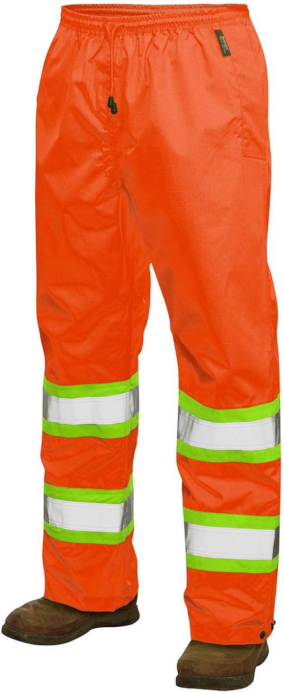 Work King Men's Hi-Vis Rain Pants