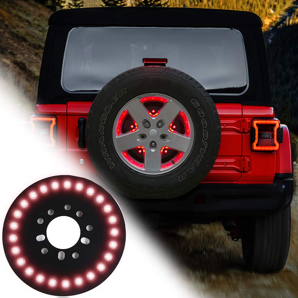 Photo 1 of RT-TCZ for Wrangler Spare Tire Brake Light 3rd Brake Light for 1996-2025 Jeep Wrangler TJ JK JL for Liberty 2007-2012 Rear Tail Light