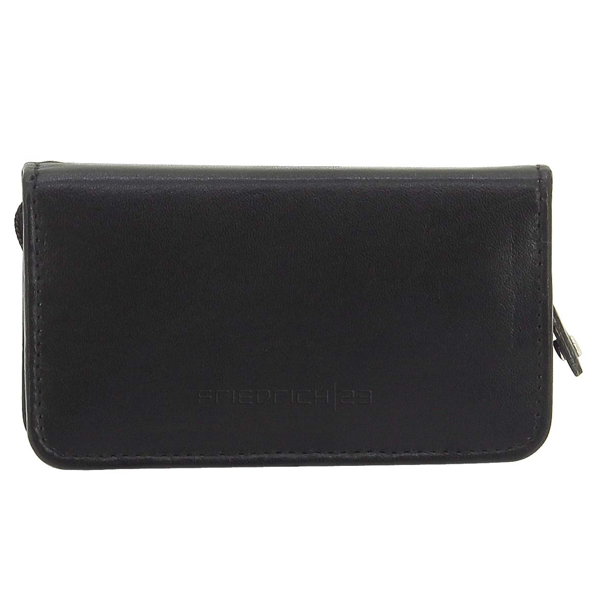 Friedrich|23 RV-Maniküretui, 4-TLG., Klein, Leder, Schwarz Beauty Case, 11 cm, Black (Schwarz)