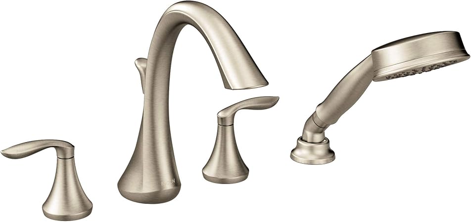 Moen T944bn Eva Two Handle Deck Mount Roman Tub Faucet Trim Kit