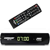 Koramzi CB-110 Digital TV Converter Full HD ,USB, Time Shift Function, Dolby, USB Recording with Remote Control (Black)