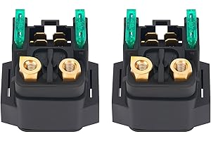 XULONG Starter Solenoid Relay ATV Compatible with Yamaha YFM350A YFM 350 400 450 660 Grizzly Big Bear Kodiak Wolverine Rhino Raptor Bruin 2000 2001 2002 2003 2004 2005 2006 2007 2008 2009(2PCS)