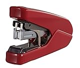 Max HD-10DFL/R2 Power Flat Stapler, 26 Pieces, Red