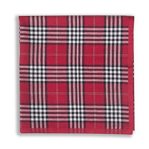 Selected Hanky 100% Cotton Men's Handkerchiefs 6 Piece Gift Set