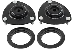 Roneeson Front Driver and Passenger Side Shock Absorber Upper Strut Mounts with Bearing for Honda CRV 2002-2004, Element 2003-2011, Acura RSX 2002-2006