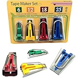 5 Sizes 6mm/9mm/12mm/18mm/25mm Bias Tape Makers Sewing Machine Tools