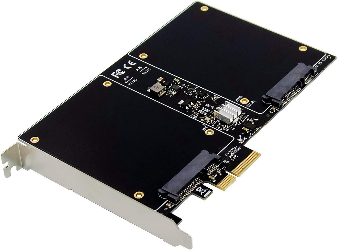 Amazon.com: Tuneway PCI-E X2 SATA3.0 RAID Controller Card Compatible ...