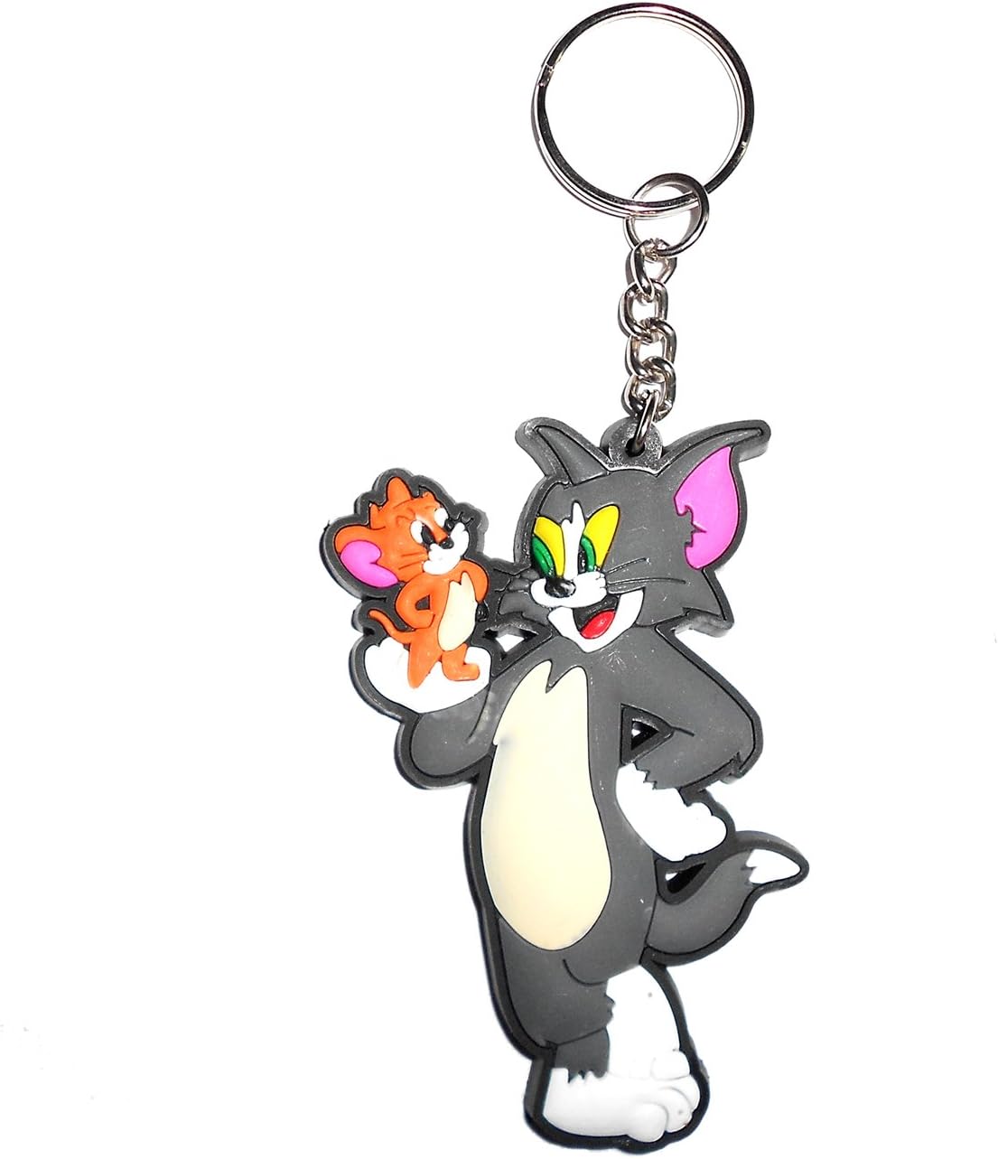 TrendsERA Tom and Jerry Synthetic/Rubber Keychain/Keyring/Key Ring/Key Chain