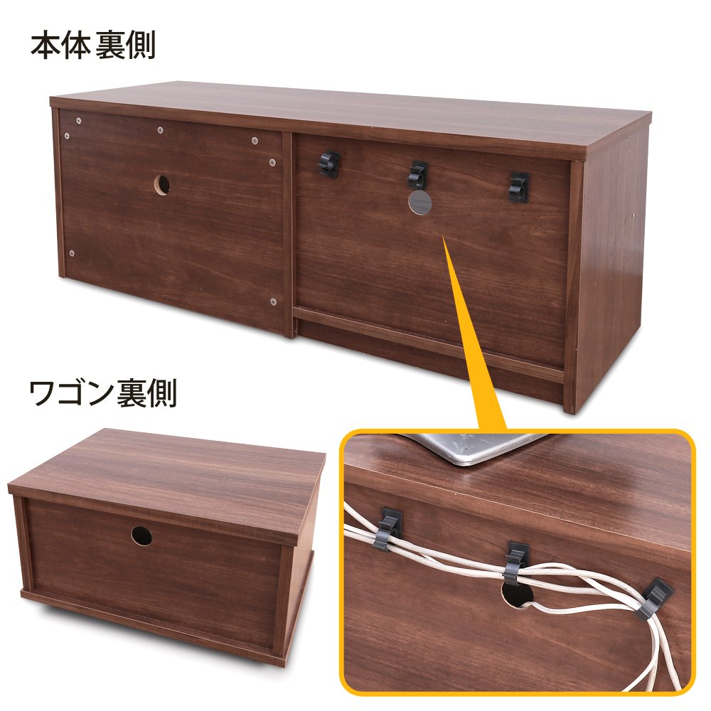 低価格 限定 アイリスオーヤマ Avボード ワゴン付き 幅110 奥行38 高さ40cm ブラウン Aztv 110 B01emi4irg ブラウン ローボードテレビ台 Wwmp Org Za