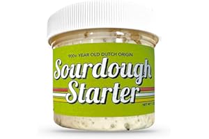STONEY'S SOURDOUGH PIZZA CO 900+ Year Old Sourdough Starter | Dutch Origin | Live Sourdough Culture | Step-By-Step Instructions On Feeding And Baking Your First Loaf Of Sourdough Bread | Perfect For Beginner Bakers | 1 Oz. Jar