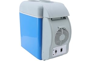 Car Fridge 12V DC Power Supply Cold Warm Dual Use Electric Cooler Summer Refrigeration Portable Mini Car Refrigerator (for Ca