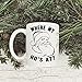 Where My Ho's At - 11oz Ceramic Coffee Cup - Xmas Gift for Family and Friends - Funny Secret Santa - Christmas Holiday Gifts - By CBT Mugs