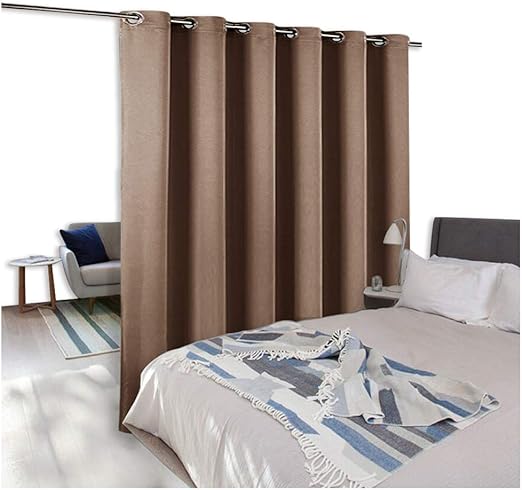 Amazon Com Nicetown Room Divider Curtain Screen Partitions Hide