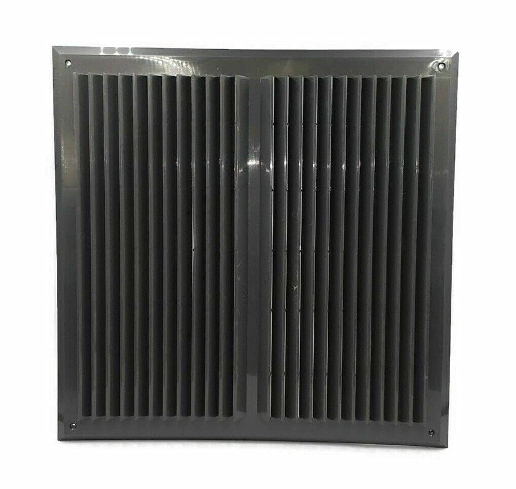 Air Vent Grille Graphite 450mm x 450mm with Fly Screen M168GR