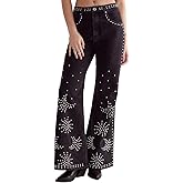 Nasty Gal Western Studded Flare Jean