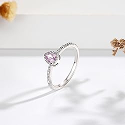 ZOEXUE Stacking October Birthstone Ring for Women