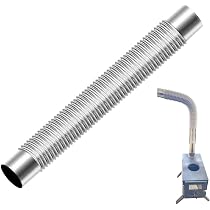 Amazon.com: Stainless Steel Chimney Pipe, Flexible Flue Exhaust Stove Pipe,  Tent Stove Wood Burner, Camping Stove, Wood Stove, Adjustable Ducting Dryer Vent  Hose for Pellet Stove Fresh Air Intake : Home u0026