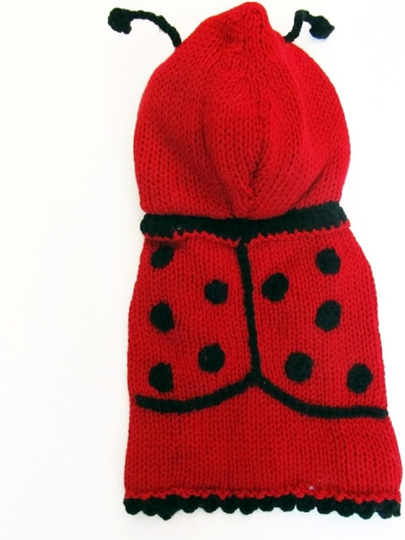 ADogFashion Ladybug Dog Costume Dog Apparel Puppy Costume Dog Sweater Hoodie Clothes for Pets