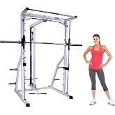 DF4900L Linear Bearing Smith Machine w/ LAT Attachment by Deltech Fitness