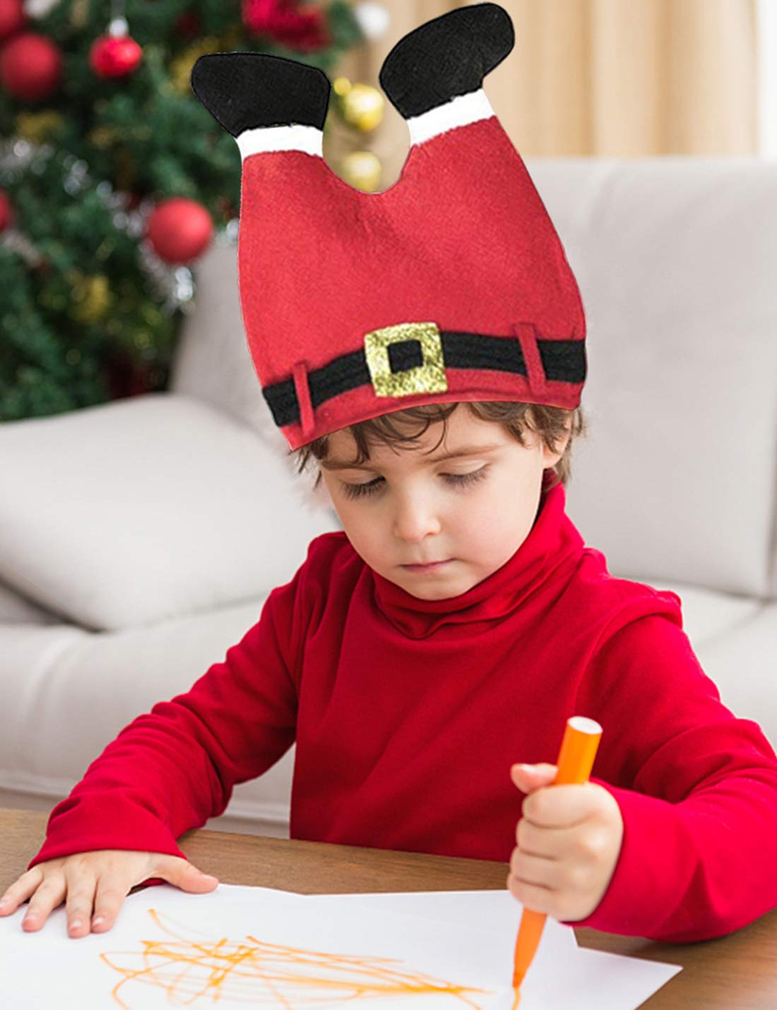 DomeXmas Funny Christmas Hat, Pants Hat