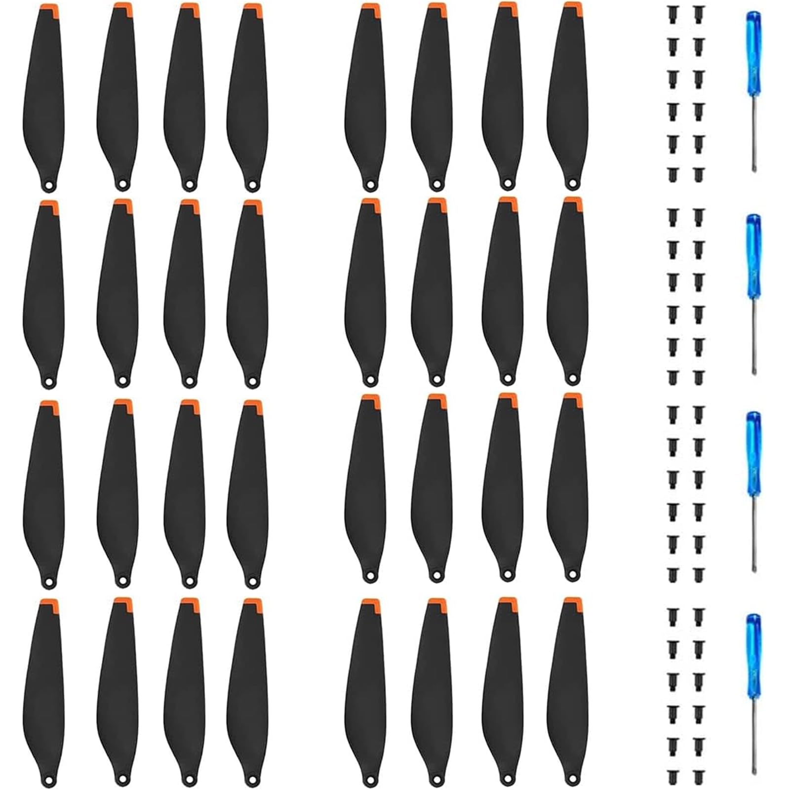 Photo 1 of (32pcs)Propellers for DJI Mini 3 Drone Accessories: Low noise & Quick-Release Blade for DJI Mini 3, Replacement Light Props for DJI Mini 3 Wings Blades | Screws | Screwdrivers (NOT for DJI Mini 3 Pro)