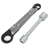 Holdly Plumbing Tools Angle Stop Wrench Kit – Adjustable Wrench Professional Plumber Tools for Installing New Compression Ang