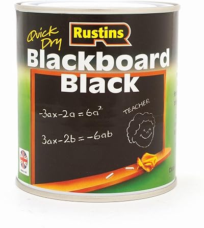 Rustins Blackboard Black Paint 1L