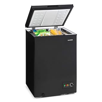 Klarstein Iceblokk 100 Gefriertruhe • Gefrierschrank • 4-Sterne-Gefrierraum • Top-Loader • 100 L • 75 W • Herausnehmbarer Hän