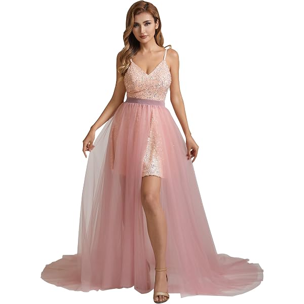 Wedding Planning WDPL Women's Tulle Petticoat Tutu Skirt – 5-Layer Bridesmaid Underskirt, Dusty Pink (Small)