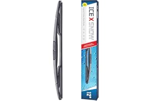 ICEXSNOW 12" Rear Windshield Wiper Blades Replacement for Enclave 17-08,Escalade 14-07,Suburban 2500 13-07,Wrangler 20-07 Back Windshield Wiper Blades-12E(Single)