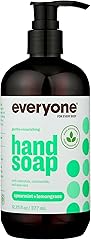 Everyone Liquid Hand Soap, 12.75 Ounce (Pack of 1), Spearmint and Lemongrass, made with Essential Oils for kitchen and bathro