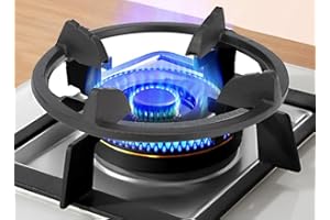 GAGSU Cast Iron Wok Support Ring, Wok Support Stand Compatible with Samsung, Ge, Frigidaire, Whirlpool, Kitchenaid Etc，Universal，Non Slip, Gas Stove Rack Accessories