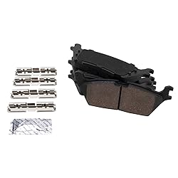 TRQ Rear Brake Pads Ceramic Compatible with