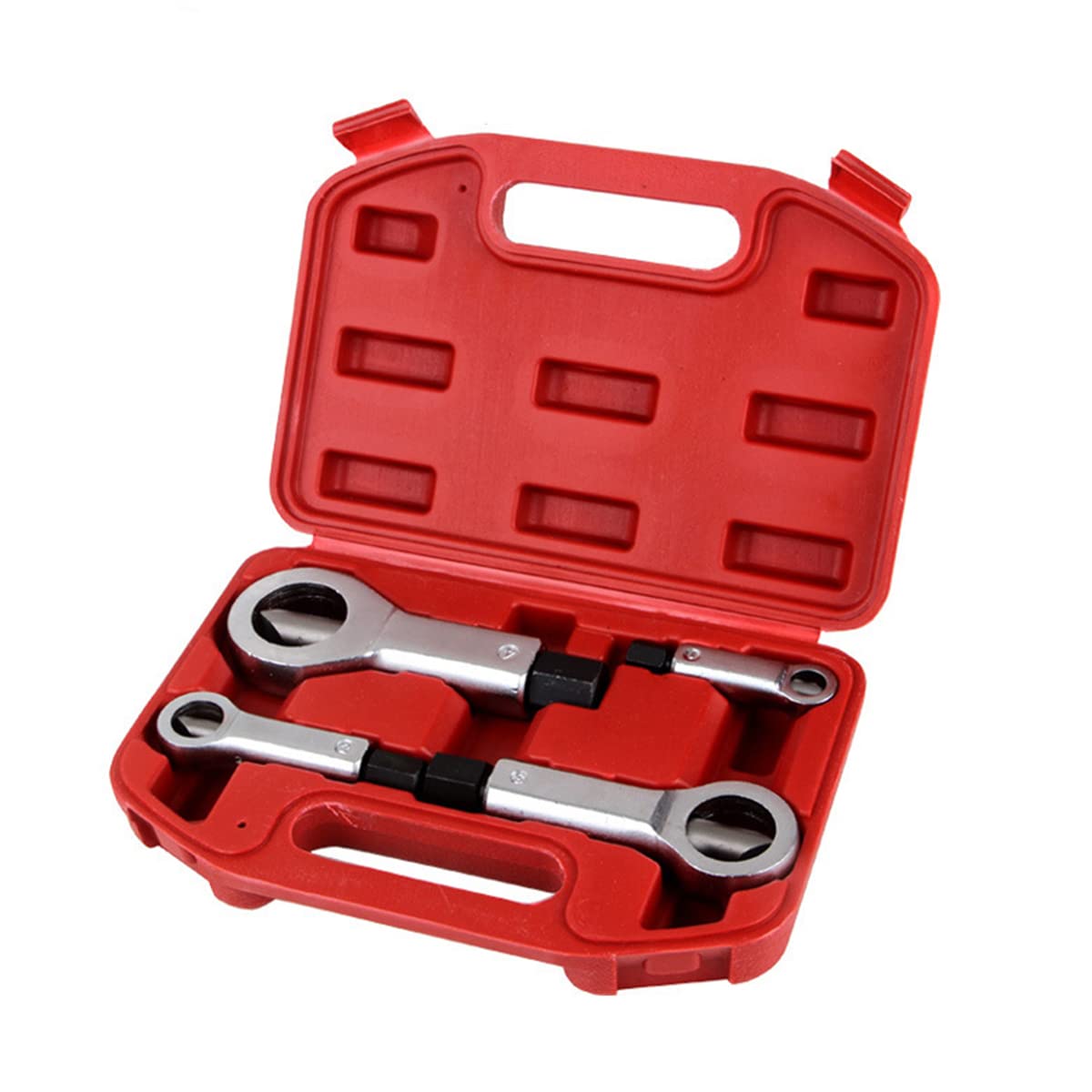 Meagkka Metal Nut Splitter Cracker, Heavy Duty Manual Tool - 4 Sizes, Nut Remover, Extractor - 9-27mm