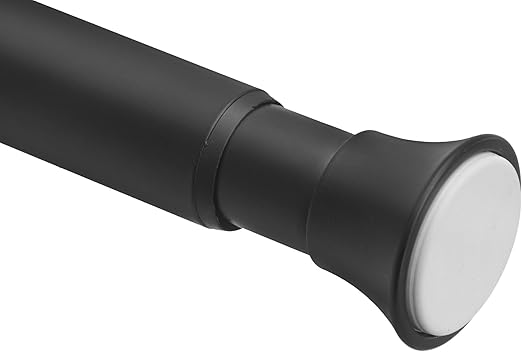 Amazon Com Amazonbasics Tension Shower Doorway Curtain Rod 24 36