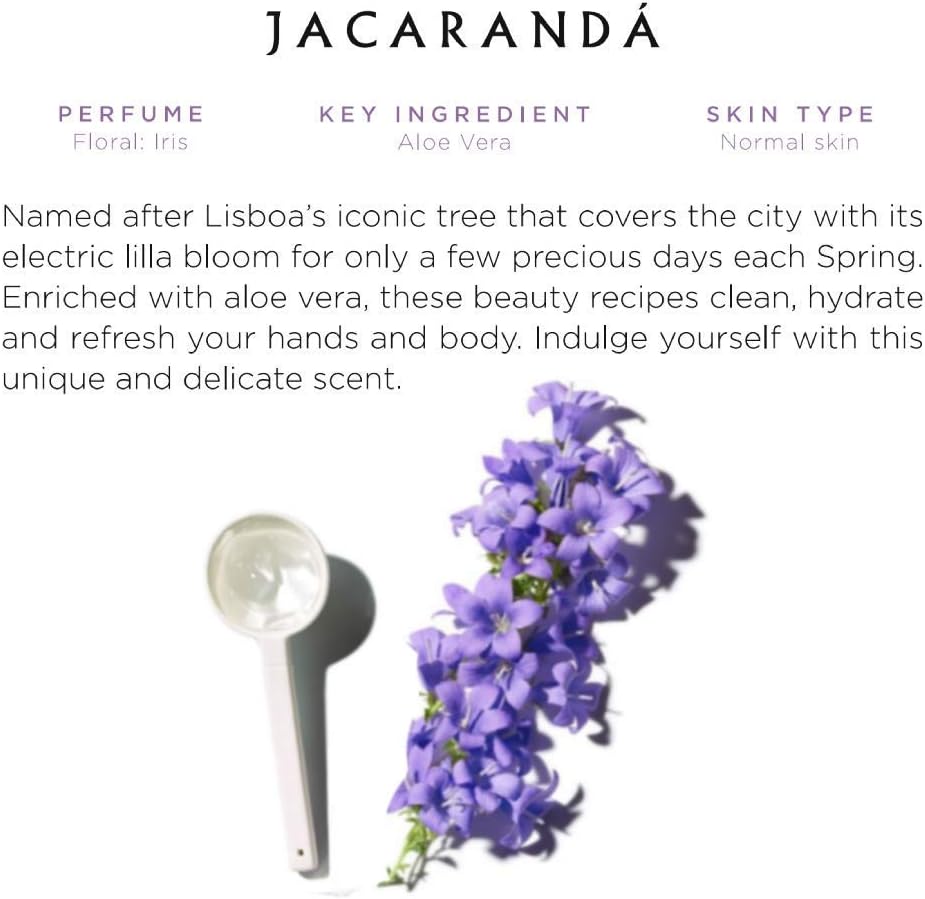 Benamôr - Jacarandá Shower Gel with Aloe Vera - Body, Hands and Face - Hydrating and Softening Body Wash - Delicate Floral Scent, Paraben Free, Vegan - 500 ml Bottle - Image 4