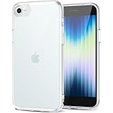 LoeoeL for iPhone SE 2022/2020/ 7/8 Case Clear, Transparent Hybrid SE Phone Case Phone Case [Hard Plastic & Soft Silicone Bum