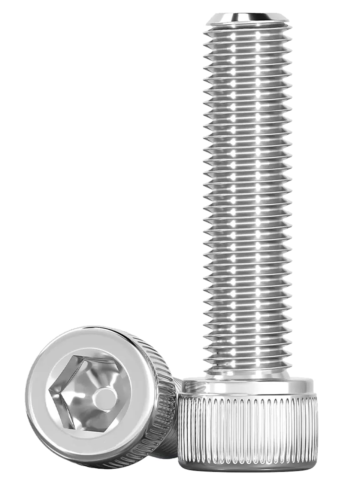 Drenky Allen Socket Cap Head Screws M8 X 30mm Cylinder Screws with Hexagon Socket 304 Stainless Steel - DIN 912 (ISO 4762) - Pack of 10