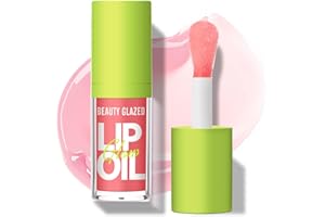 MYUANGO Lip Oil Moisturizing, Hydrating Lip Care Lip Tint, Shiny Lip Glow Vegan Plumping Lip Gloss for Dry Lips (102-KISSY)