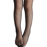 QIXIAMO Skinny Dress Stockings For Girls Girls Fashion Mesh Stockings Kids Baby Fishnet Stockings Black Pantyhose Tights