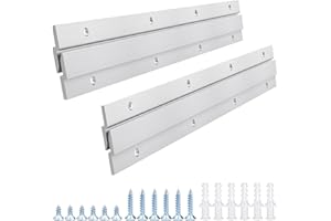 French Cleat Picture Hanger, Aluminum Z Hanger Interlocking Wall Mounting Bracket Hardware Kit Z Clips for Hanging Wall Paint