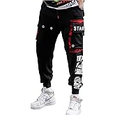 Niepce Inc Men's Streetwear Cargo Jogger Pants