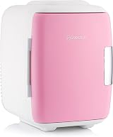 Subcold Classic4 Mini Fridge Cooler & Warmer 4 L 6 Cans AC USB White/Pink