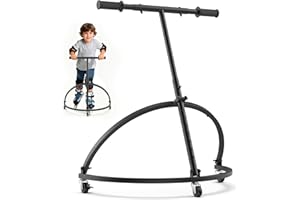 IMAYCC Skate Trainer for Kids - Adjustable Height Folding Roller Skater Aid Walker for Toddlers