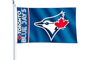 FEJANPON Blue Jays Fan Flag HD Print Quality Brass Grommet Banner Suitable for Store Flags (3x5 Feet, Vibrant Colors, Polyest