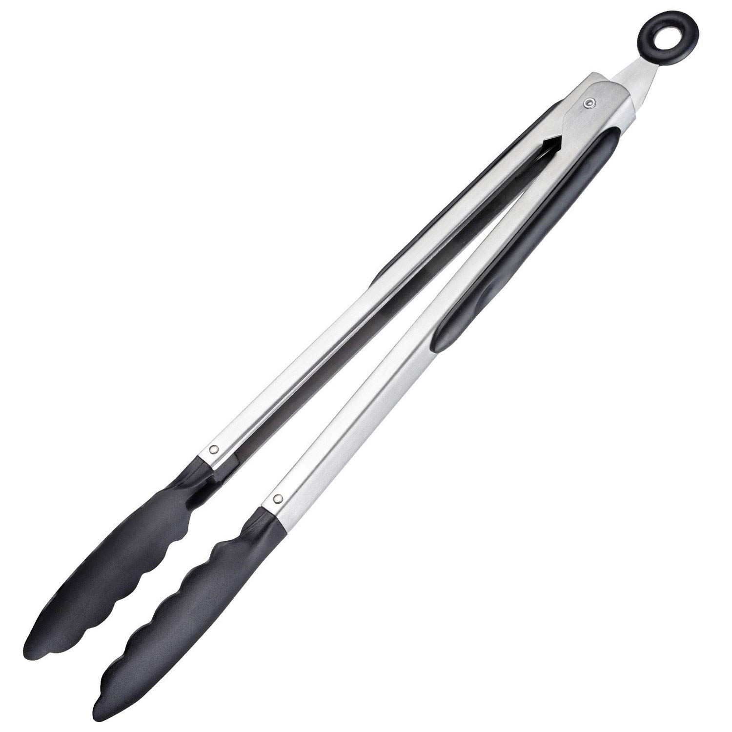 Westmark serving tongs, stainless steel/plastic, length: 35 cm, Classic, black/silver, 15182270