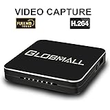 Globmall HD Game Capture Box, HDMI Video Converter Recorder Capture 1080P for PlayStation 4, PS3 / PS4, Xbox One and Xbox 360, Game Recorder Device , Support Microphone Input