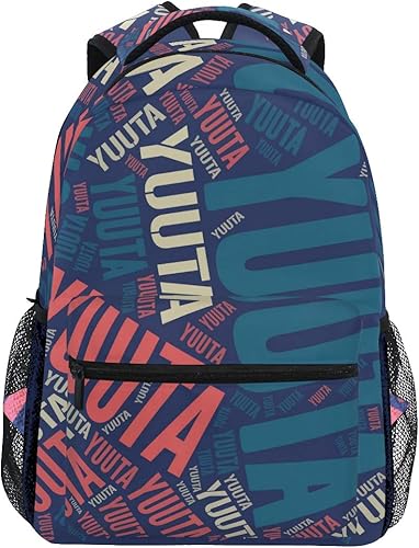 Amazon 通学 リュック 人気の名前 優太 Yuuta ゆうた柄 メンズ レディース おしゃれ リュックサック 高校生 アウトドア 旅行 軽量 人気 男女兼用 Ryuji レディース